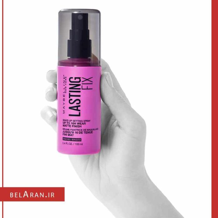 اسپری فیکس آرایش میبلین مدل لستینگ فیکس-بلاران Maybelline Facestudio Lasting Fix Makeup Setting Spray Matte Finish