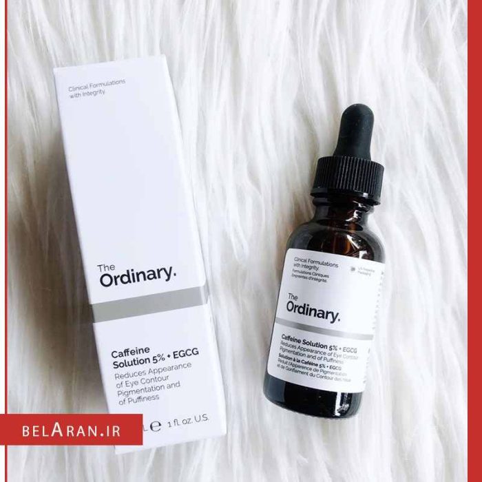 سرم کافئین دور چشم اوردینری روشن کننده و ضد تیرگی و پف دور چشم_بلاران The Ordinary Caffeine Solution 5% + EGCG 30ml