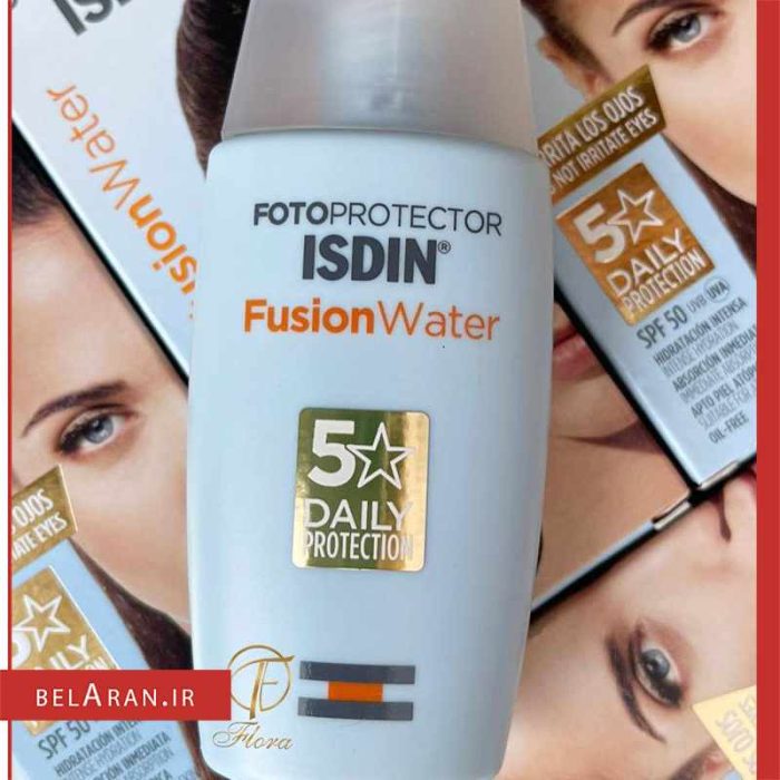 ضدآفتاب فیوژن واتر SPF 50 ایزدین بی رنگ-بلاران fotoprotector isdin fusion water SPF 50