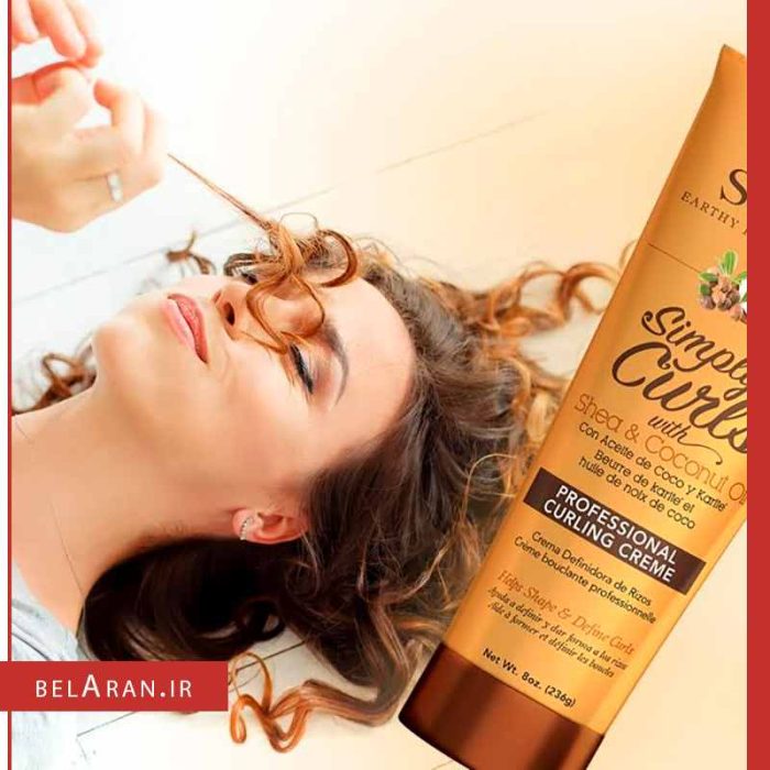 کرم فرکننده موی اوری استرند-بلاران Every Strand Simply Curls with Shea & Coconut Oil Professional Curling