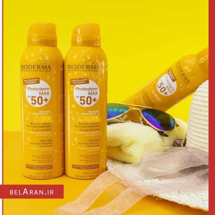 اسپری ضدآفتاب بایودرما بی رنگ اس پی اف 50-بلاران Bioderma Photoderm Max SPF 50+ Very High Protection Mist