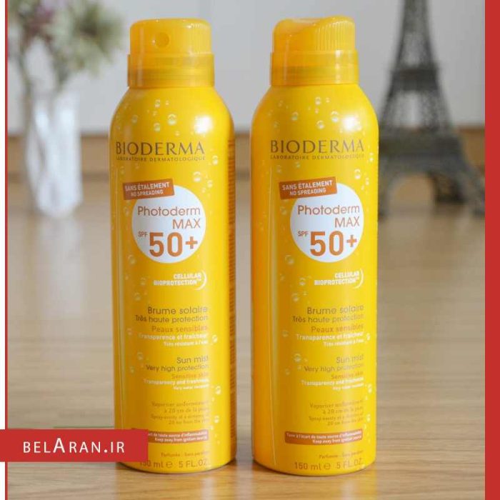 اسپری ضدآفتاب بایودرما بی رنگ اس پی اف 50-بلاران Bioderma Photoderm Max SPF 50+ Very High Protection Mist