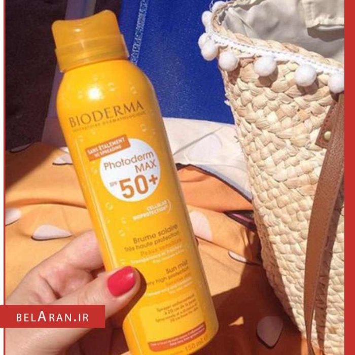 اسپری ضدآفتاب بایودرما بی رنگ اس پی اف 50-بلاران Bioderma Photoderm Max SPF 50+ Very High Protection Mist