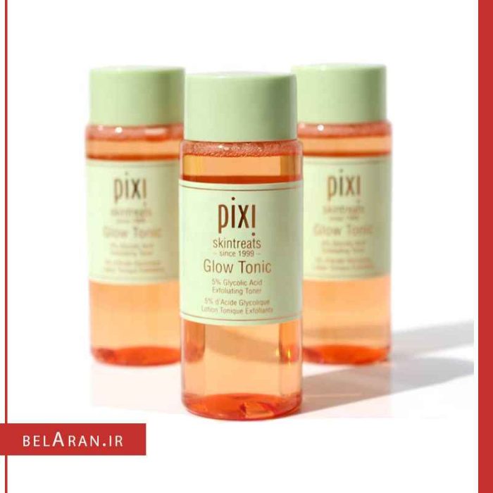 تونر گلو پیکسی لایه بردار، روشن کننده و شفاف کننده پوست-بلاران Pixi Glow Tonic with Aloe Vera & Ginseng