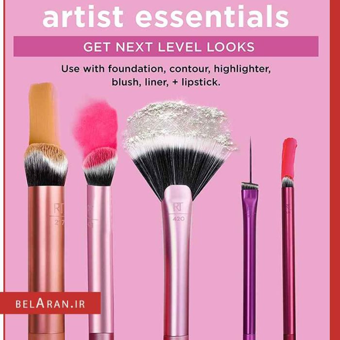 ست براش ریل تکنیک مدل آرتیست اسنشیال-بلاران Real Techniques Artist Essentials Complete Face Makeup Brush Set