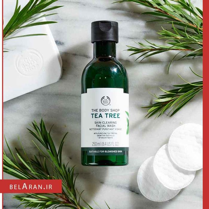 شوینده صورت تی تری بادی شاپ-بلاران The body shop tea tree skin clearing facial wash
