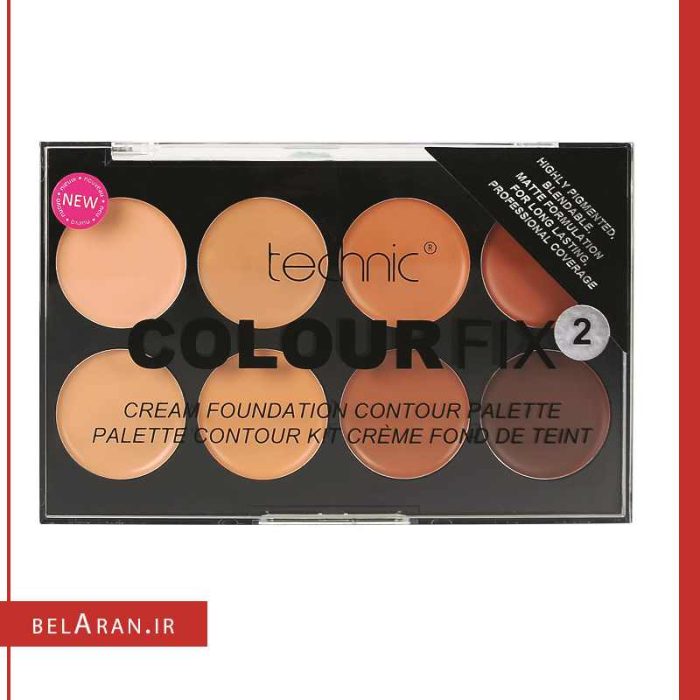 پالت کانتور چرب تکنیک کالر فیکس 2-بلاران Technic Color Fix 2 Cream Contour Palette