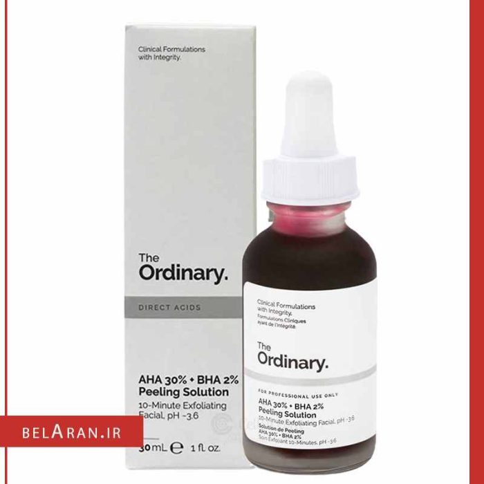 سرم پیلینگ و لایه بردار اوردینری-بلاران The Ordinary AHA 30%+BHA 2% Peeling Solution Serum
