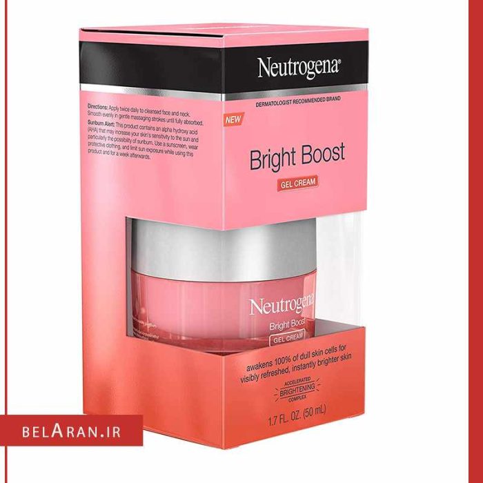 ژل کرم برایت بوست نوتروژینا-محصولات نوتورژینا-خرید لوازم آرایش اورجینال-بلاران Neutrogena Bright Boost Gel Moisturizing Face Cream 50ml belaran