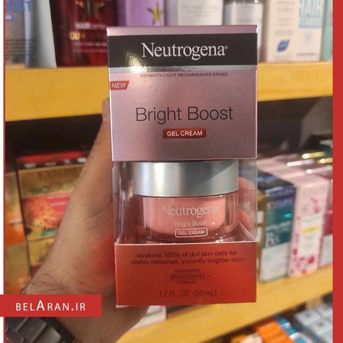 ژل کرم برایت بوست نوتروژینا-محصولات نوتورژینا-خرید لوازم آرایش اورجینال-بلاران Neutrogena Bright Boost Gel Moisturizing Face Cream 50ml belaran