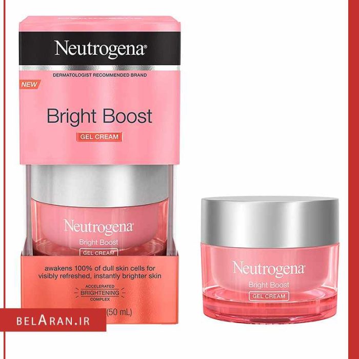 ژل کرم برایت بوست نوتروژینا-محصولات نوتورژینا-خرید لوازم آرایش اورجینال-بلاران Neutrogena Bright Boost Gel Moisturizing Face Cream 50ml belaran