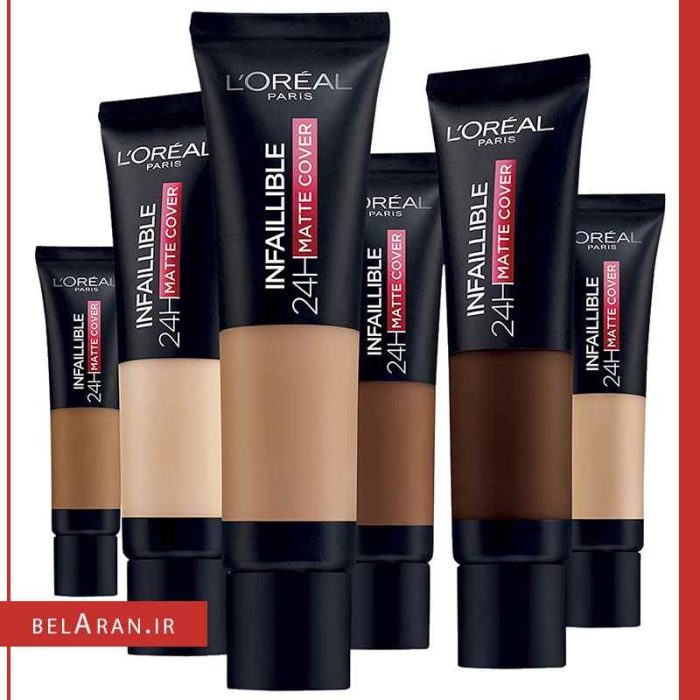 کرم پودر لورال تیوبی اینفالیبل مت کاور-بلاران Loreal Paris Infallible 24H Matte Cover Foundation