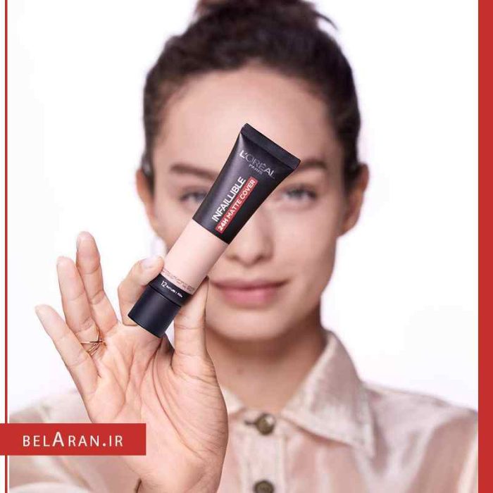 کرم پودر لورال تیوبی اینفالیبل مت کاور-بلاران Loreal Paris Infallible 24H Matte Cover Foundation