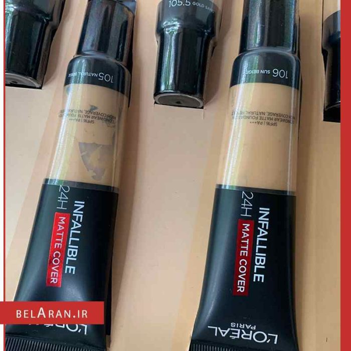 کرم پودر لورال تیوبی اینفالیبل مت کاور-بلاران Loreal Paris Infallible 24H Matte Cover Foundation