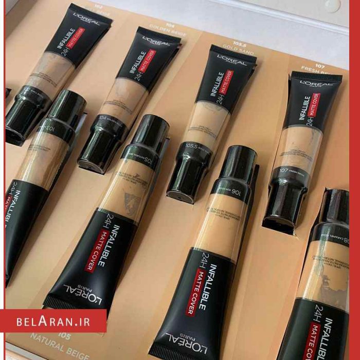 کرم پودر لورال تیوبی اینفالیبل مت کاور-بلاران Loreal Paris Infallible 24H Matte Cover Foundation