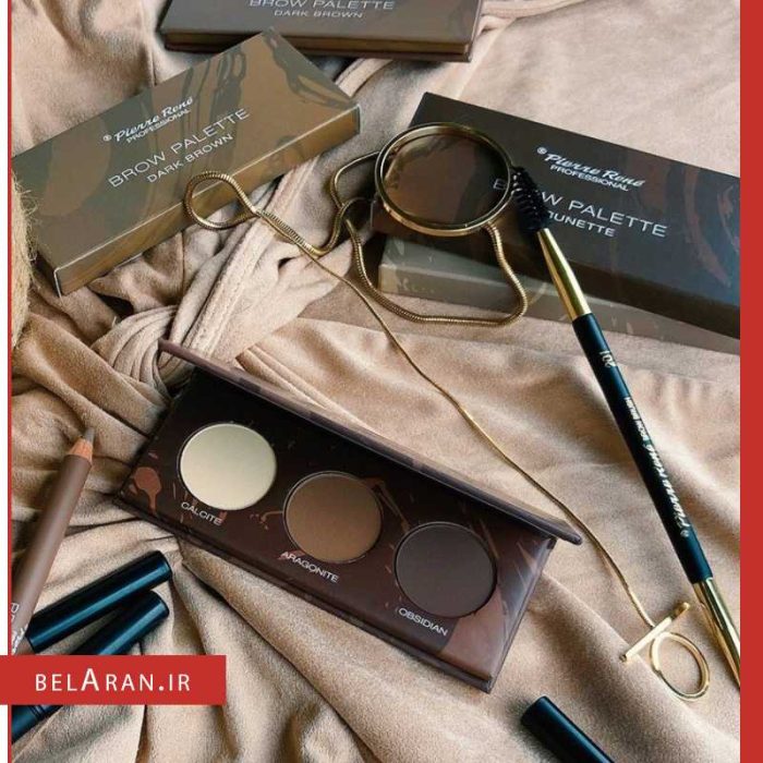 پالت سایه ابرو جدید پیررنه برونت-بلاران Pierre Rene brow palette brunette