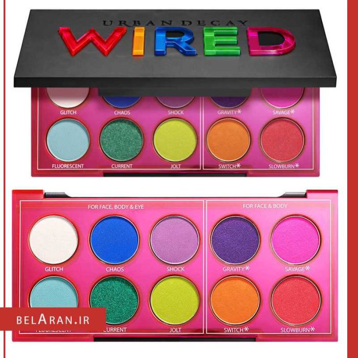 پالت سایه اربن دیکی وایرد-بلاران URBAN DECAY Wired Pressed Pigment Eyeshadow Palette