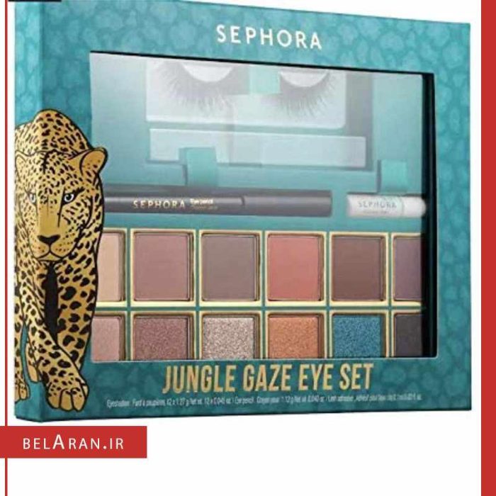 کیت میکاپ چشم جانگل گیز سفورا-خرید لوازم آرایش اورجینال بلاران sephora makeup jungle gaze eye set