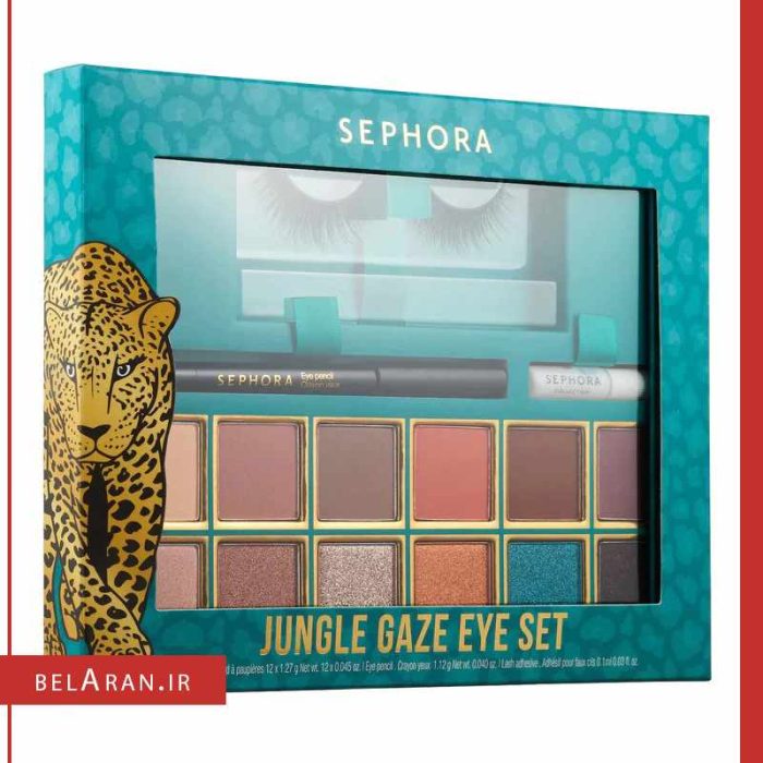 کیت میکاپ چشم جانگل گیز سفورا-خرید لوازم آرایش اورجینال بلاران sephora makeup jungle gaze eye set