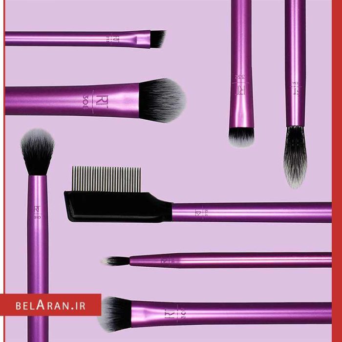 براش سایه چشم ریل تکنیک ست 8 عددی-خرید لوازم آرایش اورجینال بلاران Real Techniques Everyday Eye Essentials Brush Set