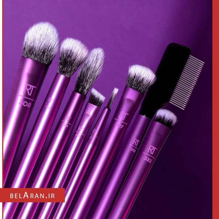 براش سایه چشم ریل تکنیک ست 8 عددی-خرید لوازم آرایش اورجینال بلاران Real Techniques Everyday Eye Essentials Brush Set