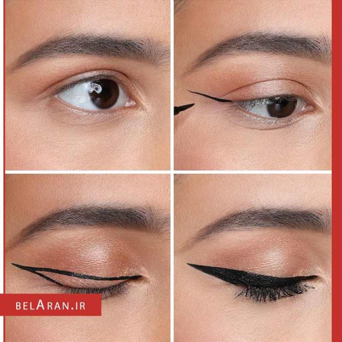 خط چشم دوطرفه هدی بیوتی لایف لاینر-خرید لوازم آرایش اورجینال بلاران Huda Beauty life liner duo pencil & liquid eyeliner double embout crayon & liquid