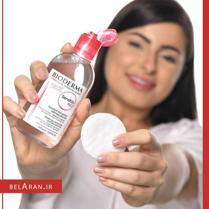 میسلار واتر پوست حساس خشک و نرمال بایودرما-خرید لوازم آرایش اورجینال بلاران H2O AR  Micellar Water  Cleansing and Make Up Removing Refreshing feeling  Sensitive Skin