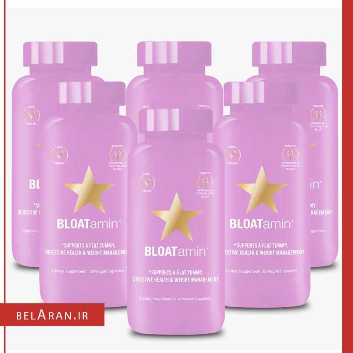کپسول گیاهی مکمل لاغری بلوتامین هیرتامین-خرید لوازم آرایش اورجینال بلاران Hairtamin Bloatamin Digestive Health Capsule