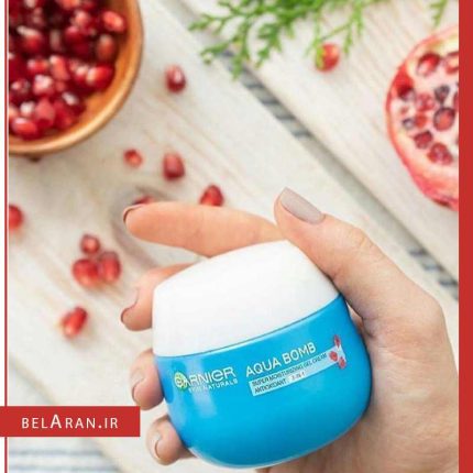 بمب آبرسان انار گارنیر-خرید لوازم آرایش اورجینال بلاران Garnier Hydra Bomb Super-Recharging Gel-Cream