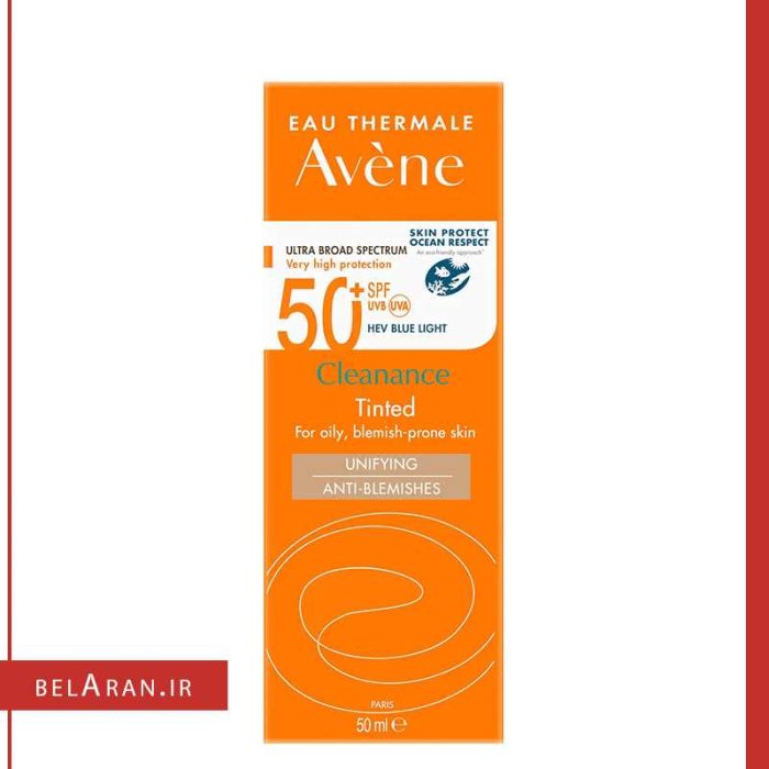 ضدآفتاب ضدلک بدون چربی کلینانس-خرید لوازم آرایش اورجینال بلاران eau thermale avene cleanance for only blemish prone skin anti blemishes