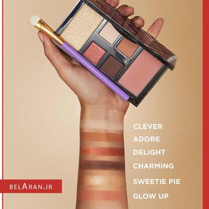 پالت سایه تارت (رژگونه - سایه - هایلایتر)-خرید لوازم آرایش اورجینال بلاران Tarte Everyday Neutrals Eye & Cheek palette makeup
