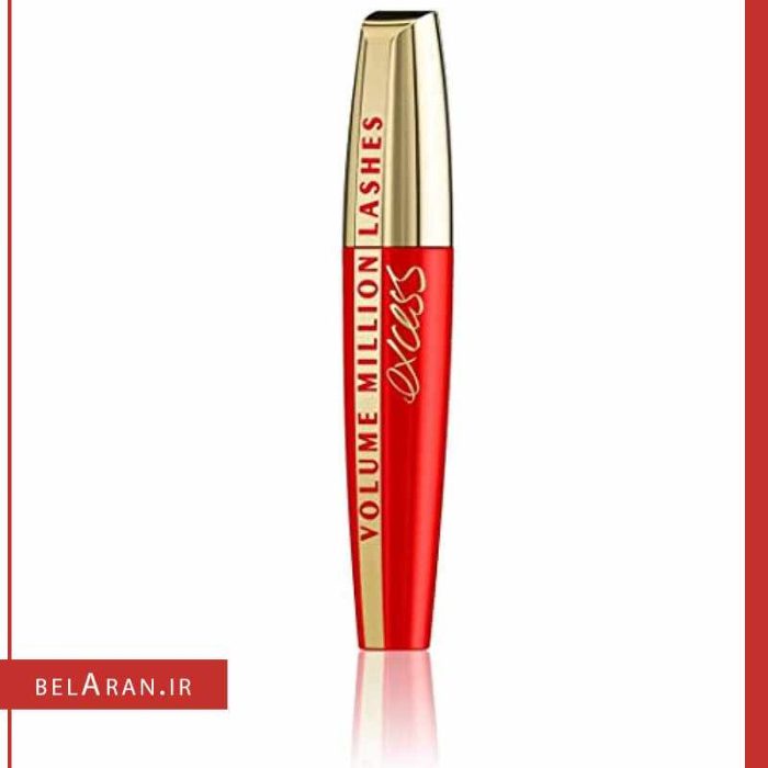 ریمل میلیون لش اکسس قرمز لورال-محصولات لورال-لوازم آرایش اورجینال-بلاران loreal volume million lashes excess mascara-belaran