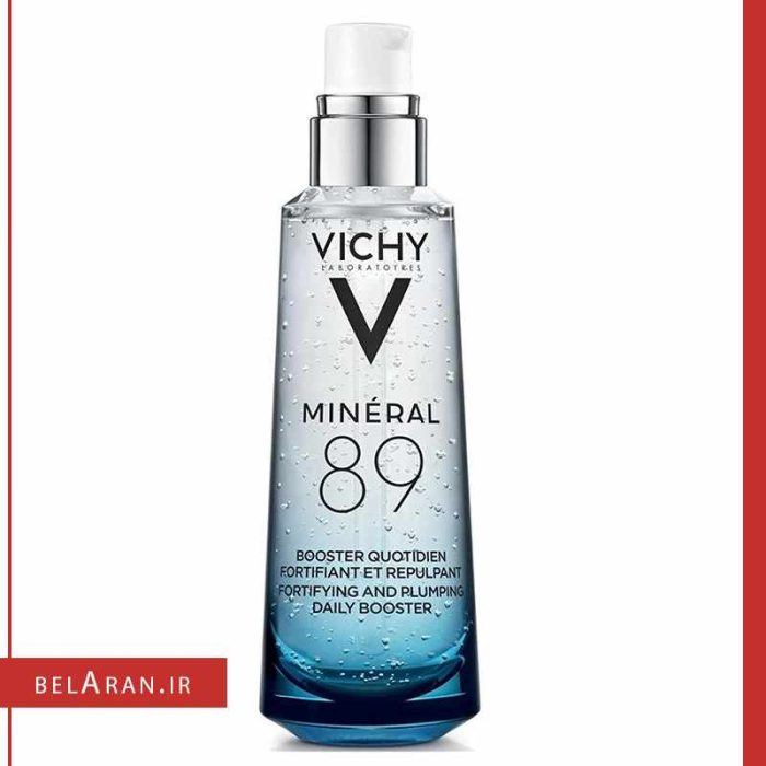 سرم آبرسان ویشی مدل مینرال 89-خرید لوازم آرایش اورجینال بلاران Vichy Mineral 89 Hydrating Hyaluronic Acid Serum and Daily Face Moisturizer 50ml