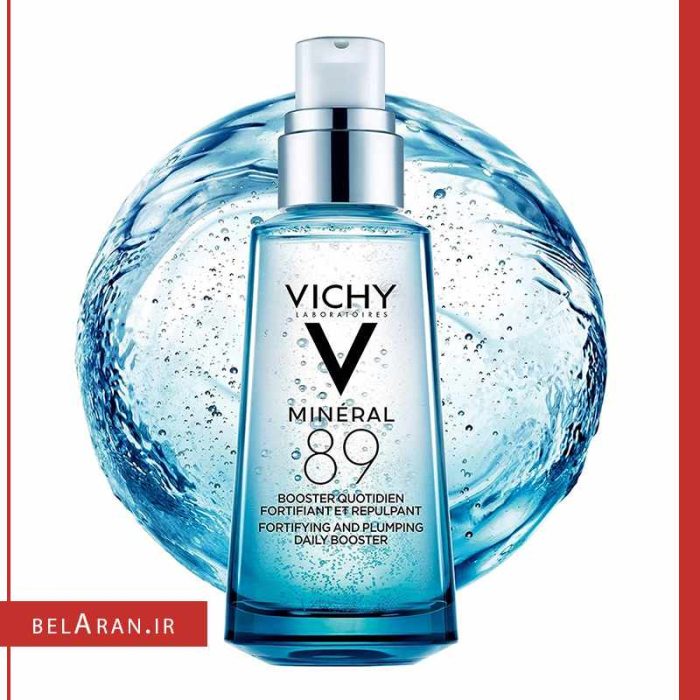 سرم آبرسان ویشی مدل مینرال 89-خرید لوازم آرایش اورجینال بلاران Vichy Mineral 89 Hydrating Hyaluronic Acid Serum and Daily Face Moisturizer 50ml