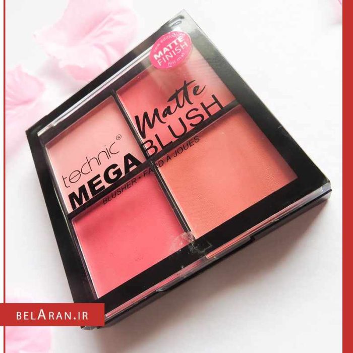 پالت رژگونه مگا بلاش تکنیک-محصولات تکنیک-لوازم آرایش اورجینال-بلاران TECHNIC MATTE MEGA BLUSH-belaran