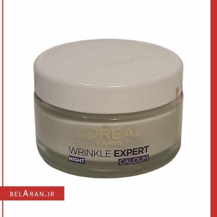 کرم ضد چروک لورال بالای 55 سال-محصولات لورال-لوازم آرایش اورجینال-بلاران Loreal Paris Wrinkle Expert Anti Wrinkle Densifying Cream Night Calcium+55-belaran