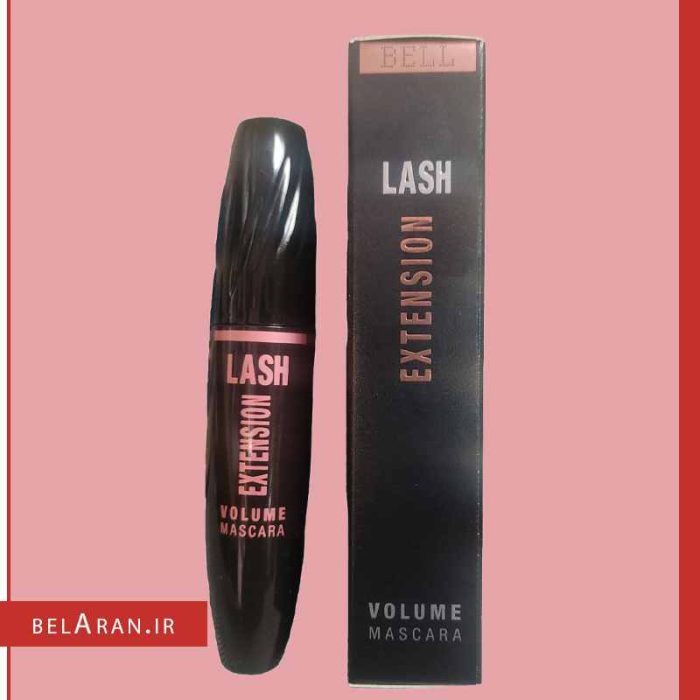 ریمل حجم دهنده بل مدل اکستنشن لش-محصولات بل-لوازم آرایش اورجینال-بلاران bell lash extension volume mascara black-belaran
