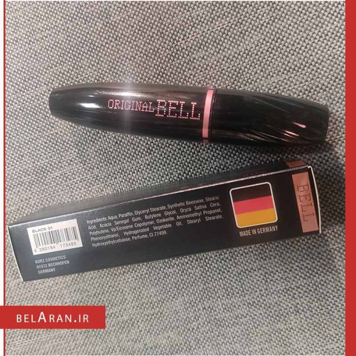 ریمل حجم دهنده بل مدل اکستنشن لش-محصولات بل-لوازم آرایش اورجینال-بلاران bell lash extension volume mascara black-belaran