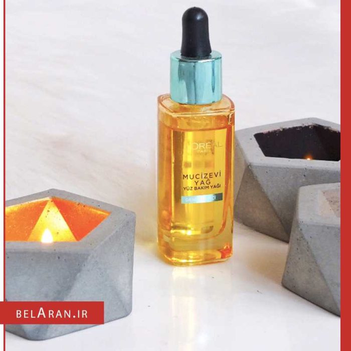 سرم صورت روغن معجزه لورال-محصولات لورال-خرید لوازم آرایش اورجینال-بلاران Loreal Paris Miraculous Oil Daily Face Care Oil 30ml belaran