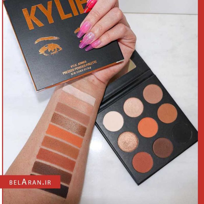پالت سایه کایلی جنر مدل برنز-محصولات کایلی جنر-خرید لوازم آرایش اورجینال-بلاران Kylie Cosmetics The Bronze Palette Kyshadow belaran