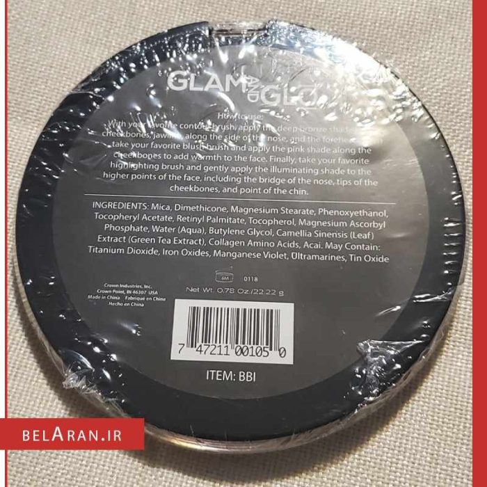 پالت کانتور گلام اند گلو کرون-محصولات کرون-لوازم آرایش اورجینال-بلاران Crown Pro Glam and Glo Contour Palette-belaran