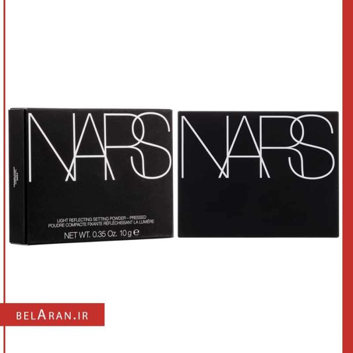 پودر فیکس بدون رنگ نارس-محصولات نارس-لوازم آرایش اورجینال-بلاران nars Light Reflecting Setting Powder Pressed poudre compact fixante reflechis sant la lumere-belaran