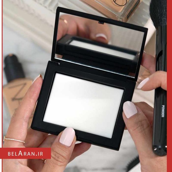 پودر فیکس نارس بی رنگ-محصولات نارس-لوازم آرایش اورجینال-بلاران nars Light Reflecting Setting Powder Pressed poudre compact fixante reflechis sant la lumere-belaran