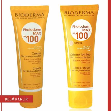 کرم ضد آفتاب فتودرم مکس SPF100 بایودرما-محصولات بایودرما-لوازم آرایش اورجینال-بلاران BIODERMA Photoderm MAX SPF 100 Cream 40ml-belaran