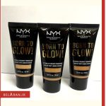 کرم پودر نیکس بورن تو گلو-محصولات نیکس-خرید لوازم آرایش اورجینال-بلاران NYX PROFESSIONAL MAKEUP Born To Glow Naturally Radiant Foundation belaran