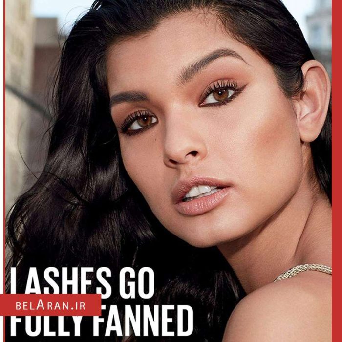 ریمل لش سنشیال میبلین-محصولات میبلین-خرید لوازم آرایش اورجینال-بلاران maybelline lash sensational mascara full fan effect very black belaran