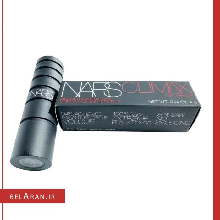 ریمل نارس کلایمکس مینی سایز-محصولات نارس-لوازم آرایش اورجینال-بلاران NARS Mini Climax Extreme Mascara 4g Uncensored Black belaran