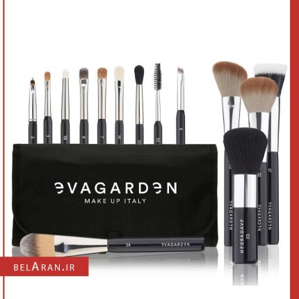ست براش اواگاردن-محصولات اواگاردن-خرید لوازم آرایش اورجینال-بلاران brush set evagarden make up belaran