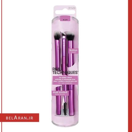 ست براش چشم و ابرو ریل تکنیک-محصولات ریل تکنیک-خرید لوازم آرایش اورجینال-بلاران REAL TECHNIQUES Dual Ended Brow set Brush 1529 belaran