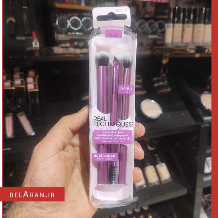 ست براش چشم و ابرو ریل تکنیک-محصولات ریل تکنیک-خرید لوازم آرایش اورجینال-بلاران REAL TECHNIQUES Dual Ended Brow set Brush 1529 belaran
